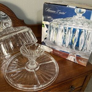 Shannon Crystal Cake Dome Set